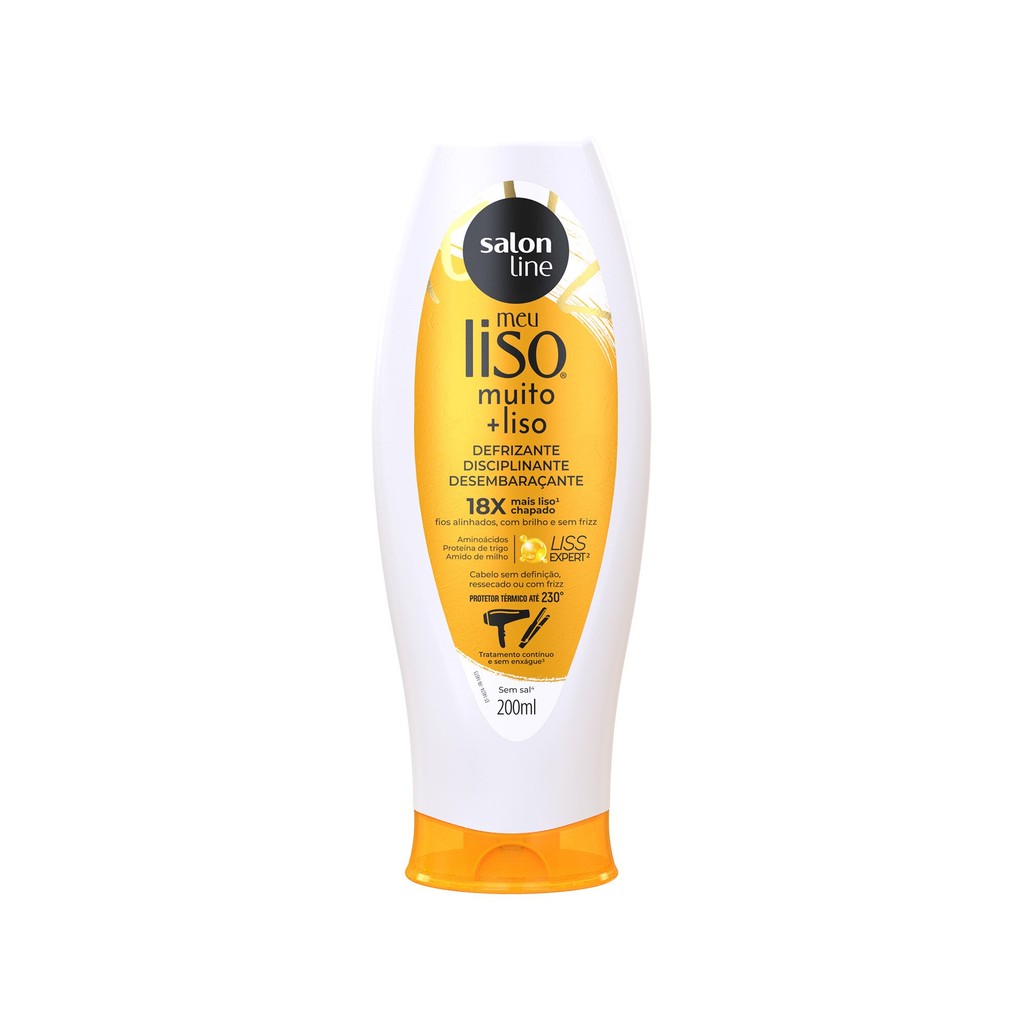 Defrizante Protetor Térmico Meu Liso Muito + Liso