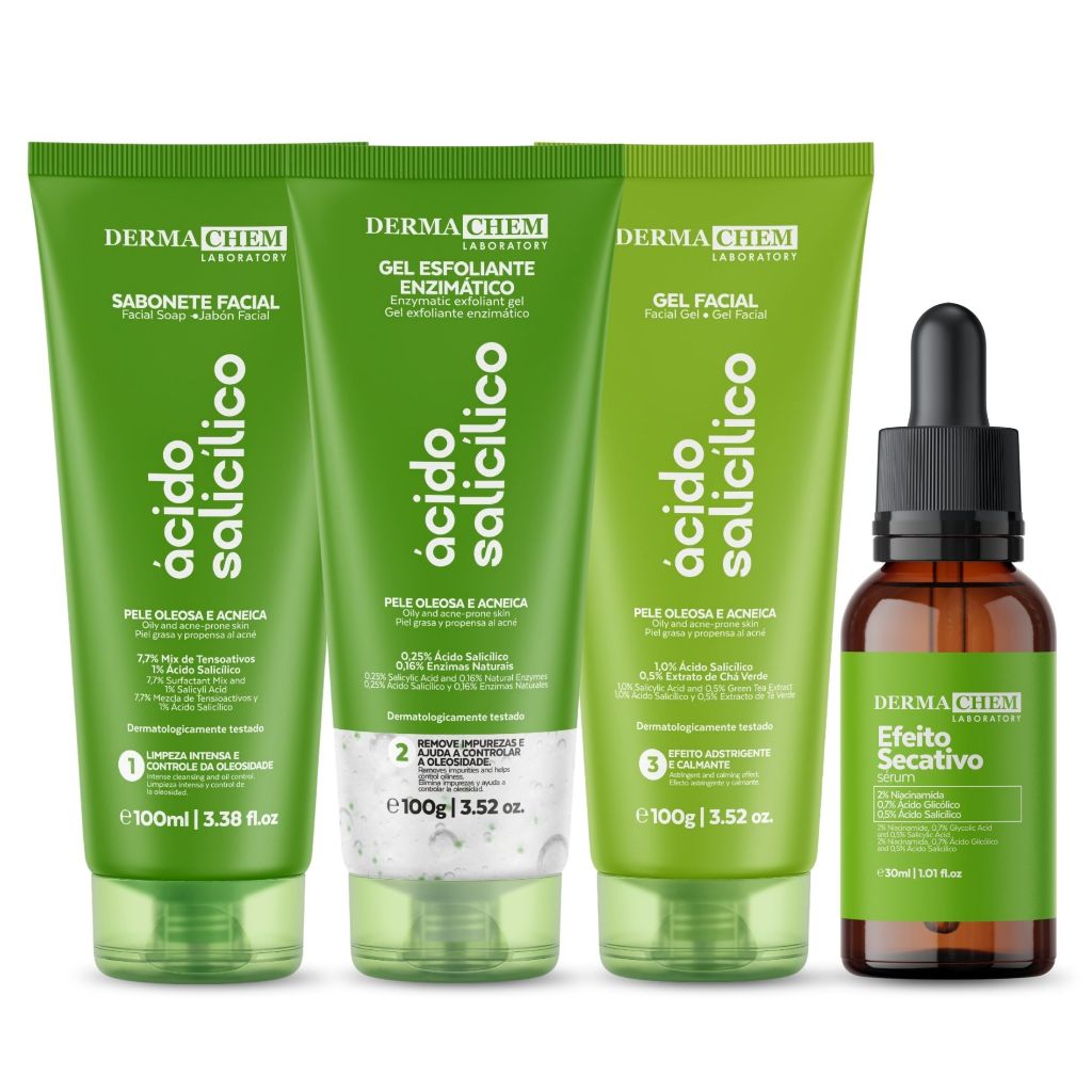 Kit Skin Care Dermachem Pele Oleosa e Antiacne Ác