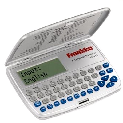 Tradutor Eletrônico Franklin Tg115 8 Idiomas Calc