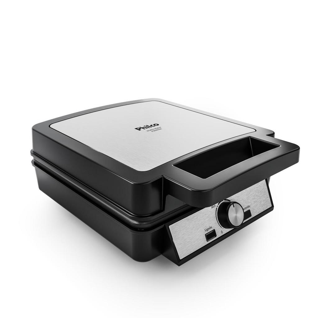 Waffle Maker Philco 5 Temperaturas 4 Waffles PWM04