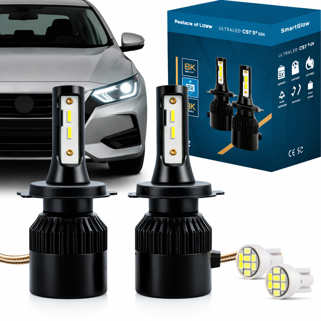 Kit Lâmpada Ultra LED CST 5 Gen 6000k 8000 Lumens