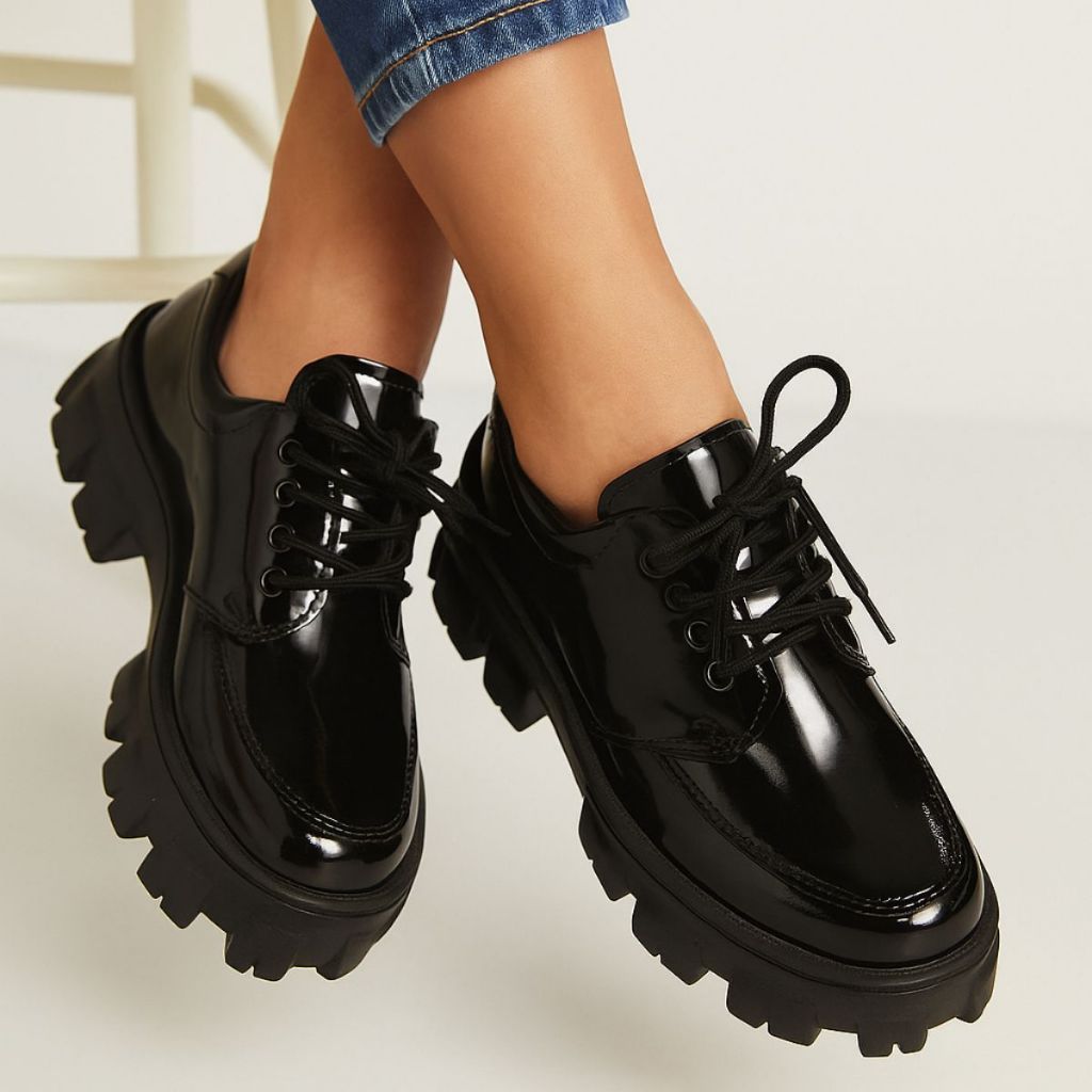 Sapato Mocassim Tratorado Feminino Calce Facil Oxf
