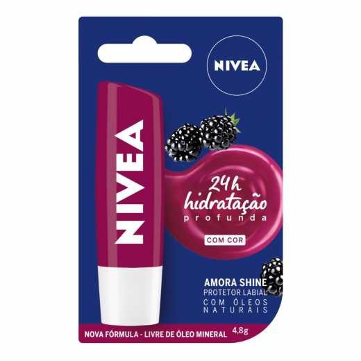 Protetor Nivea Hidratante Labial Amora Shine ̵