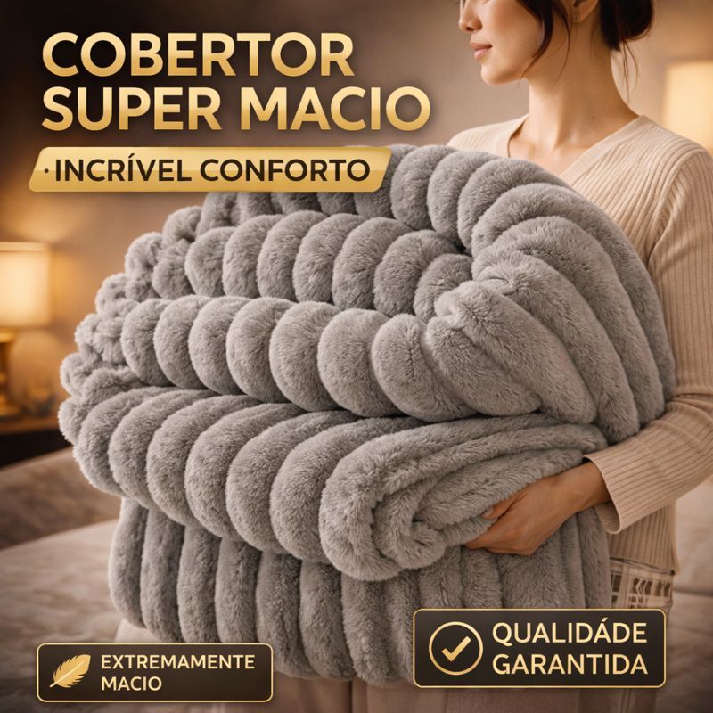 Manta Cobertor Casal Microfibra Antialérgica Quen