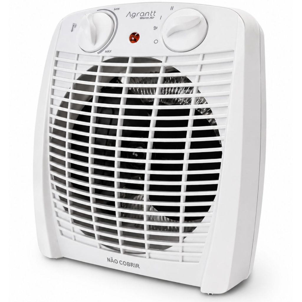 Aquecedor De Ar Elétrico Agrantt 2000w Termostato