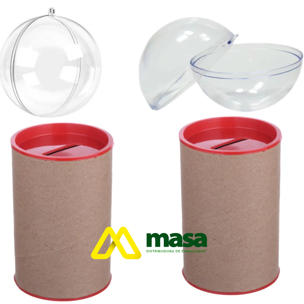 Kit 10 Cofrinhos 10×6 – 10 Esferas Bola