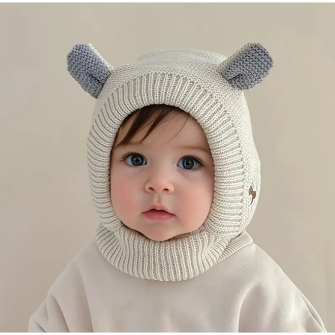 Bonito Chapéu Do Bebê Inverno Dos Desenhos Anima