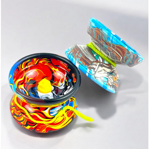 Kit 2 Yoyo Divertido Alumínio ioio Profissional I