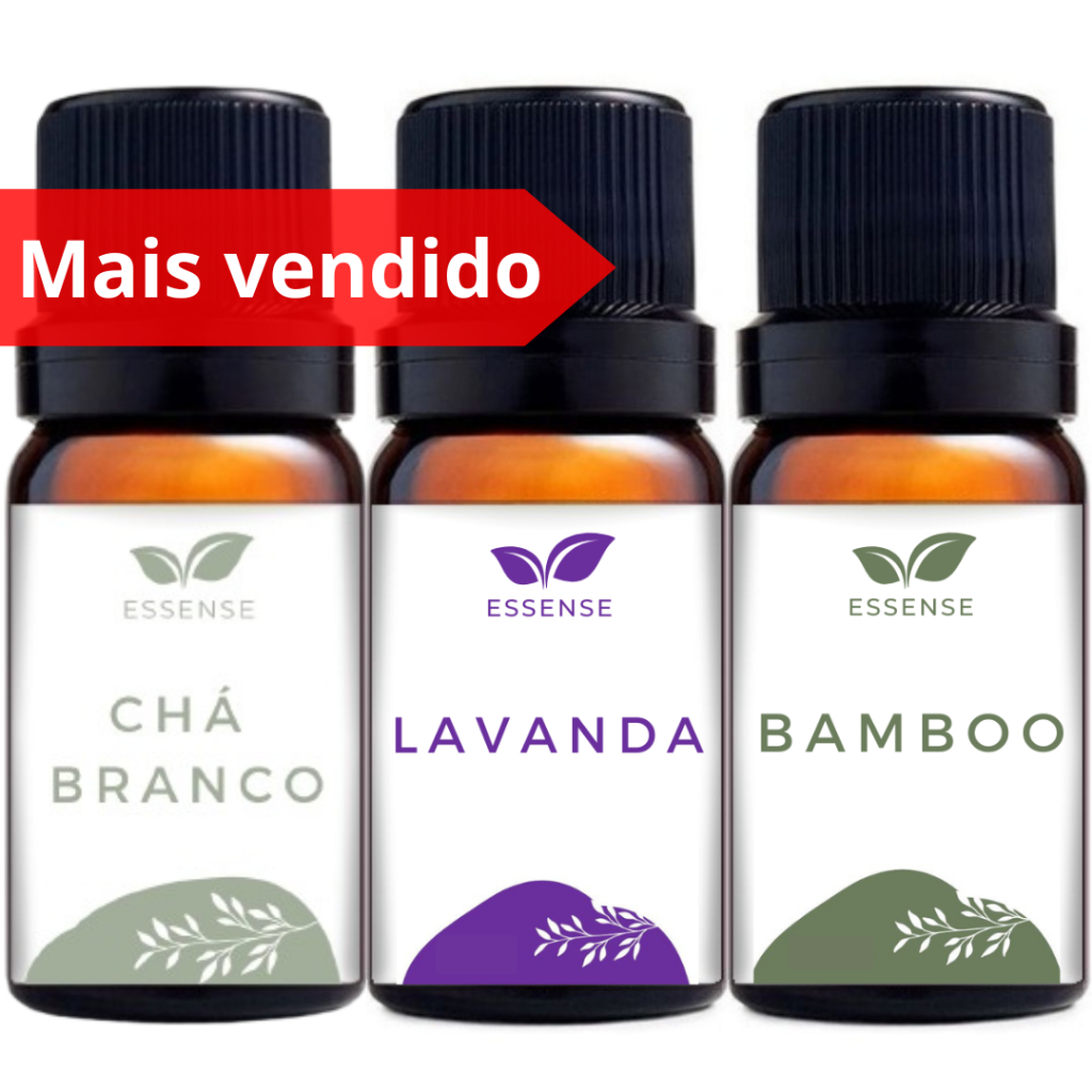 3 Essências Difusor Aromatizador Umidificador Lav