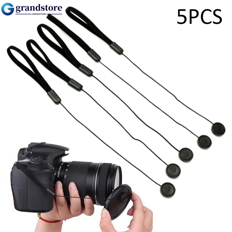 GS 5Pcs Tampa Da Lente Câmera Suporte Alça Cord�