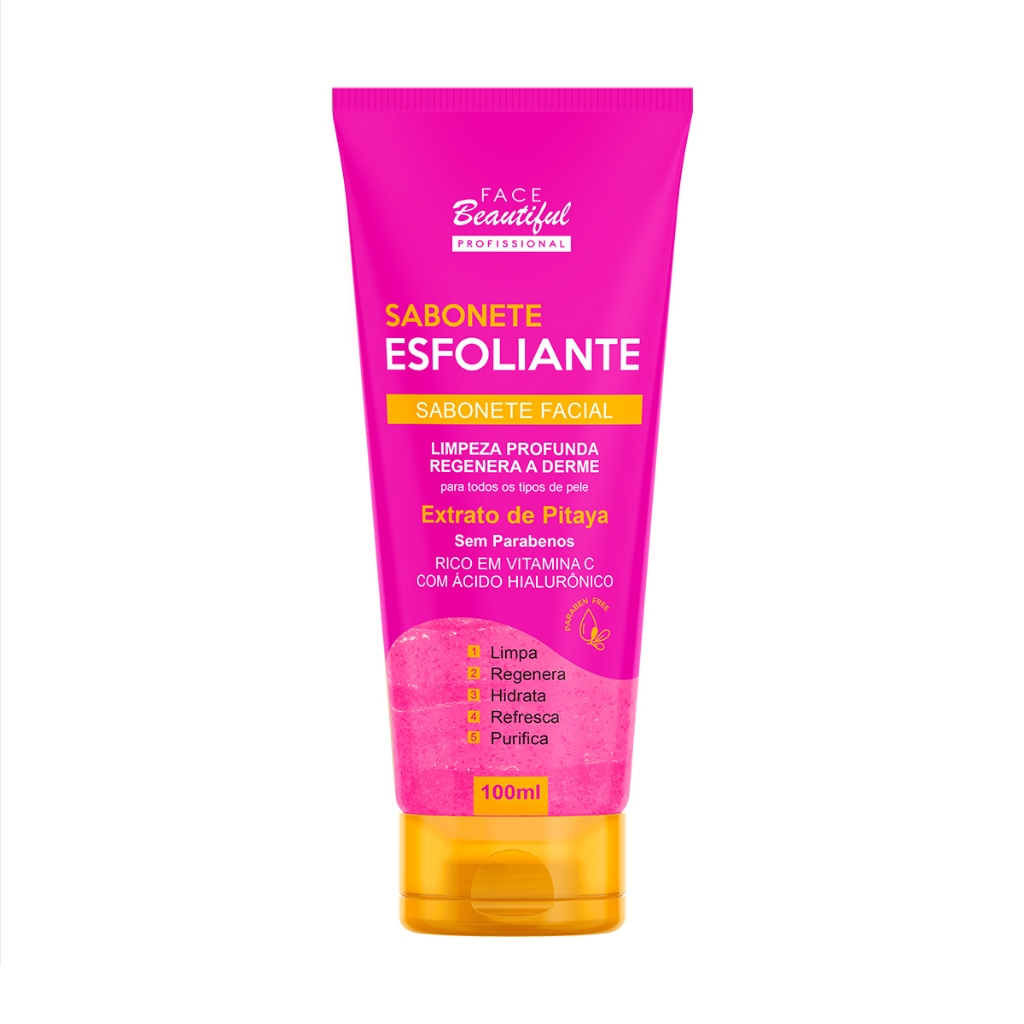 Sabonete Líquido Esfoliante Facial Bisnaga Face B