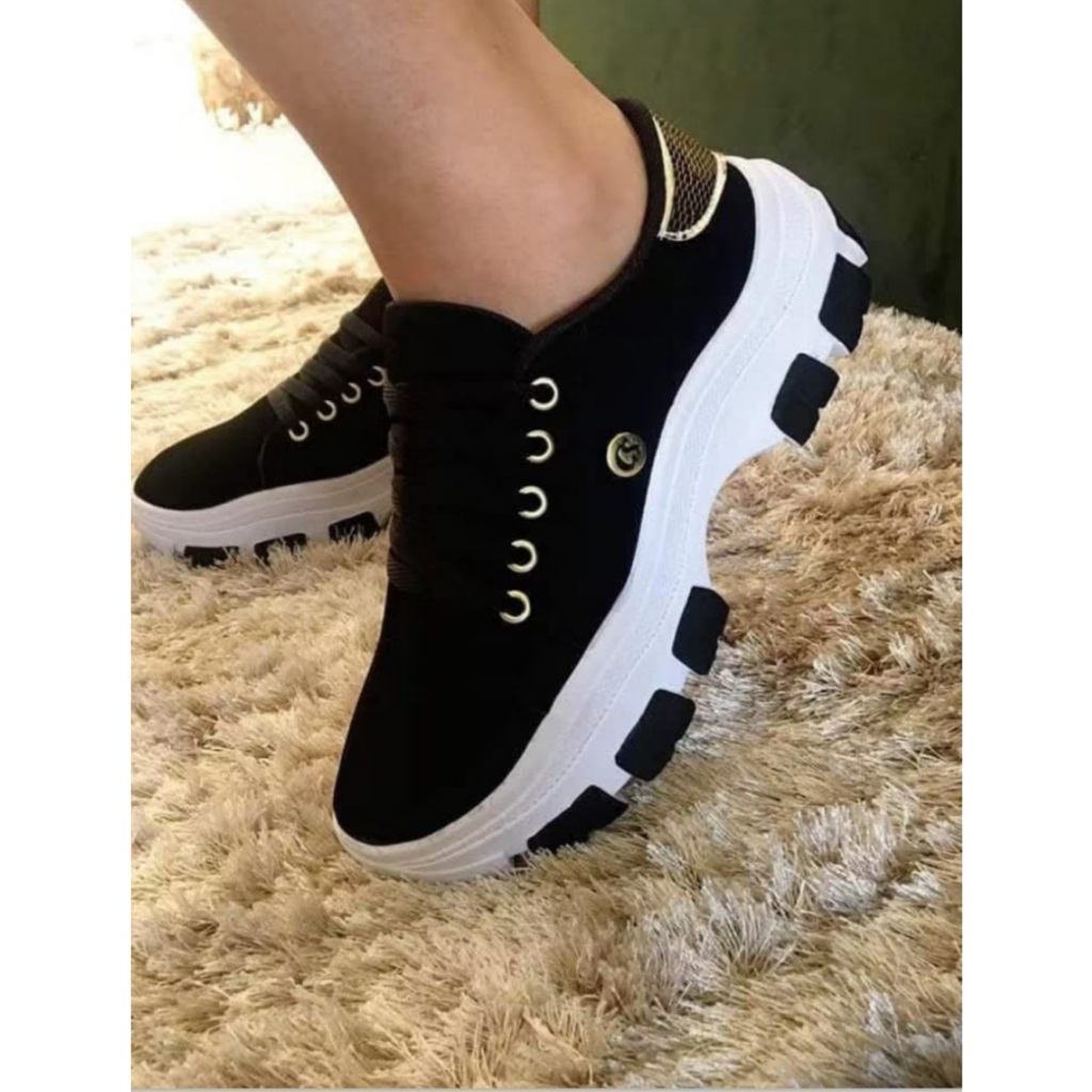 TENIS CONFORT CASUAL FEMININO PLATAFORMA