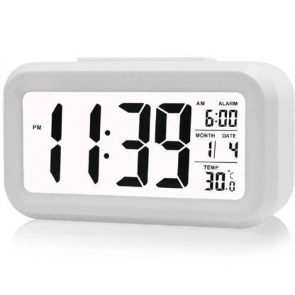 Relógio LCD Controle De luz Óptica De Mesa Digit