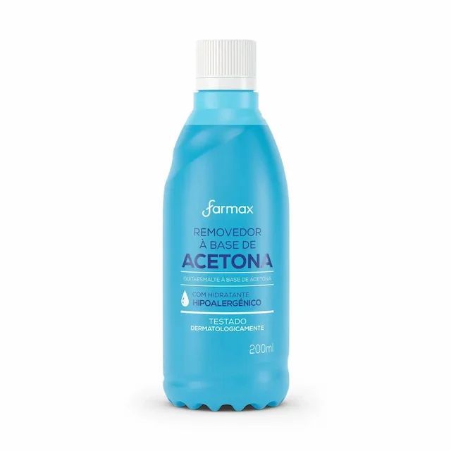 Removedor de Esmalte À Base de Acetona Farmax 200