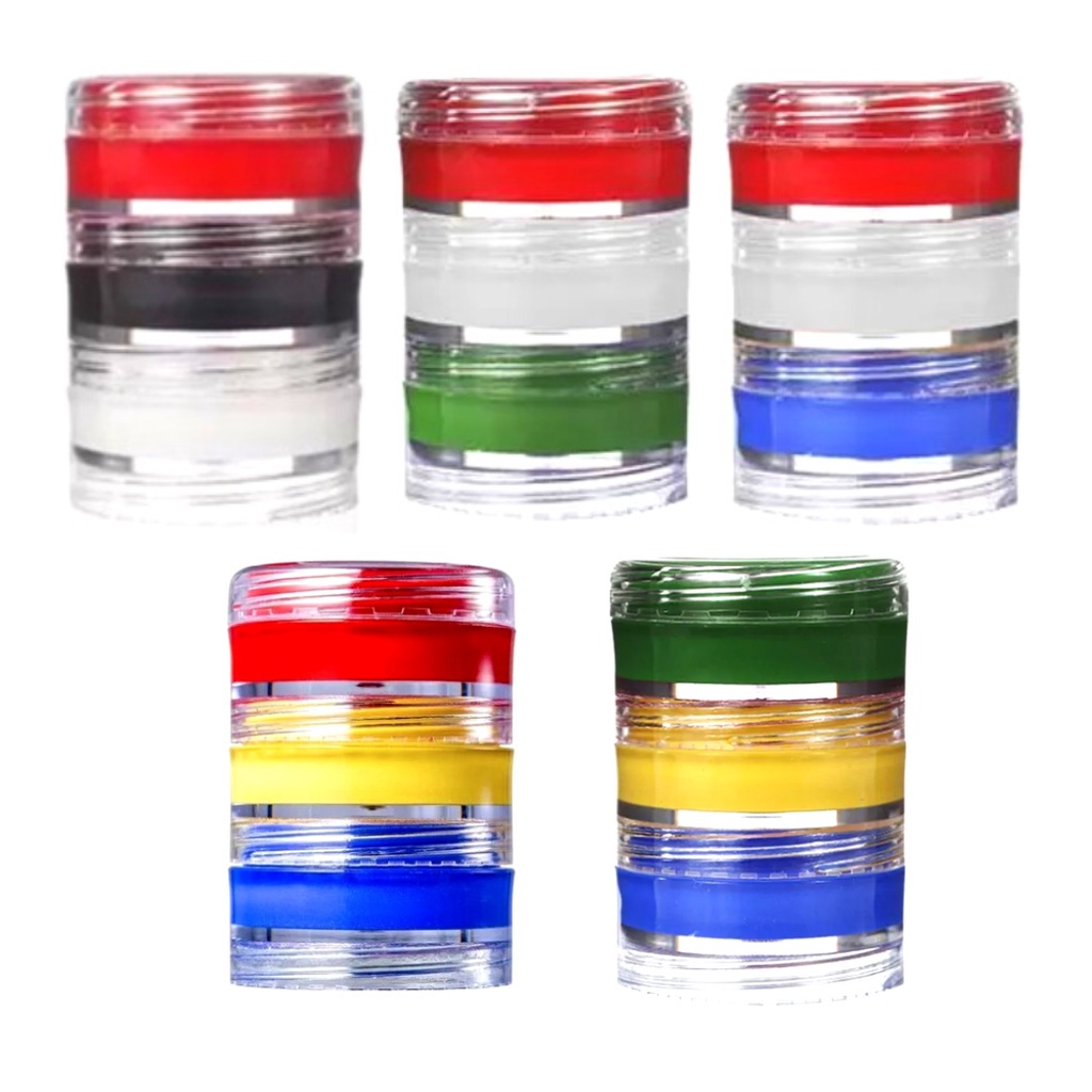 Tinta 3 Cores Maquiagem Artística Colormake ̵