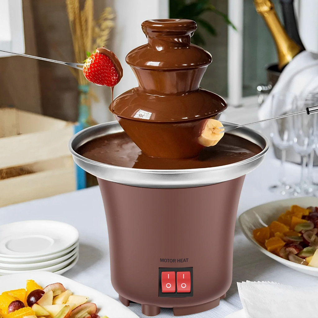 Mini Waterfall Panela Fondue Eletrica Fonte Chocol