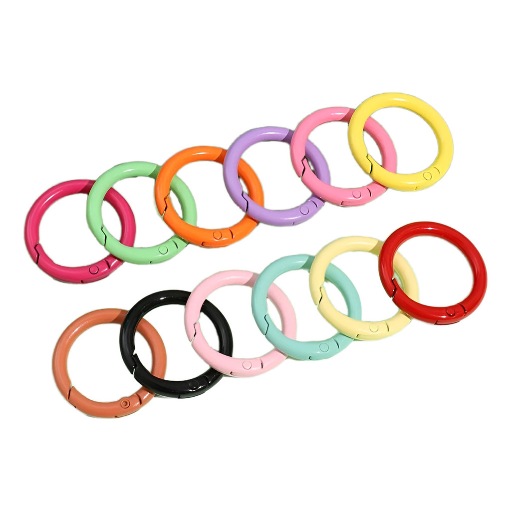 10pcs Argola Mosquetão Articulada –colorido