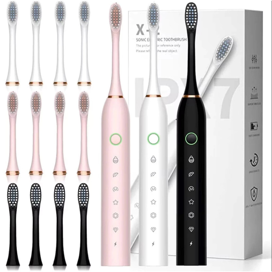 Escova de dentes elétrica recarregável IPX7 Com 