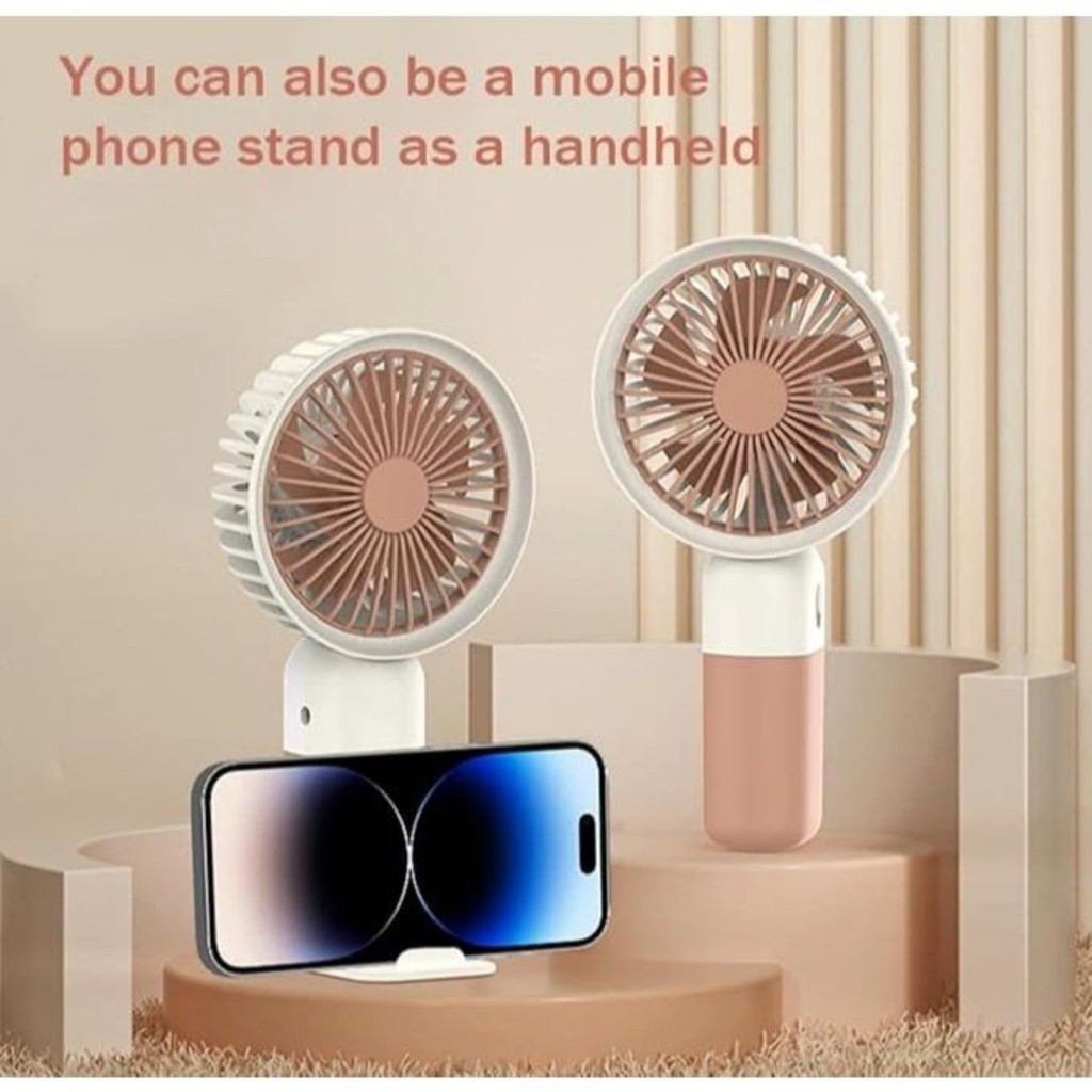 Mini Ventilador Portátil Silencioso Recarregável