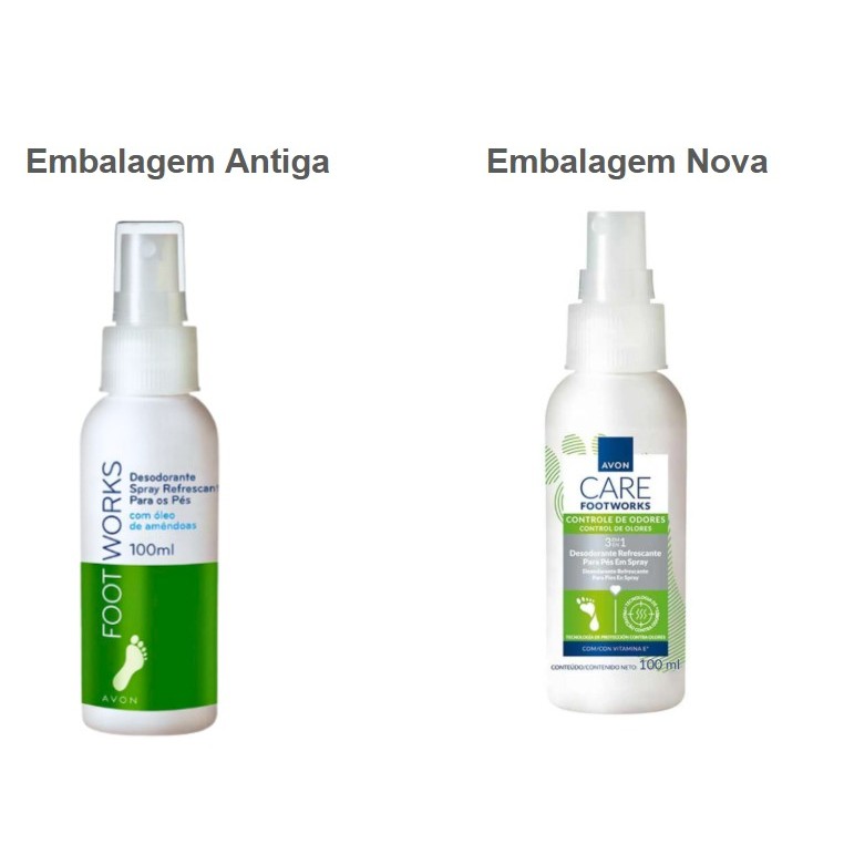 Avon Desodorante Spray Refrescante Para os Pés Fo