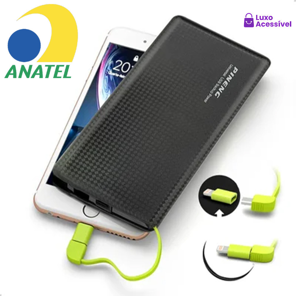 Carregador Portátil Pineng Power Bank 10.000mAh c
