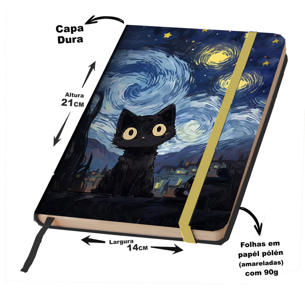 Caderno Sketchbook A5 capa dura caderno de desenho