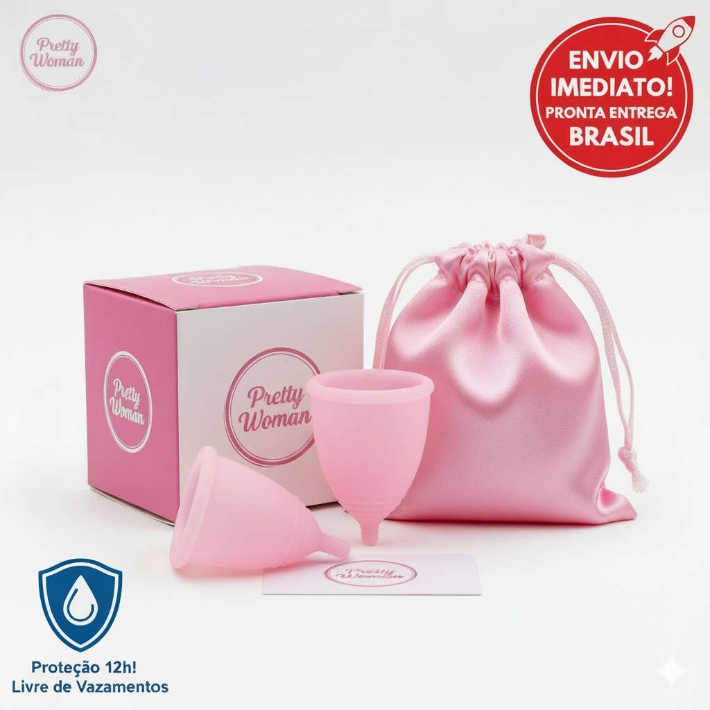 Coletor Menstrual Copo Ecológico Silicone Reutili