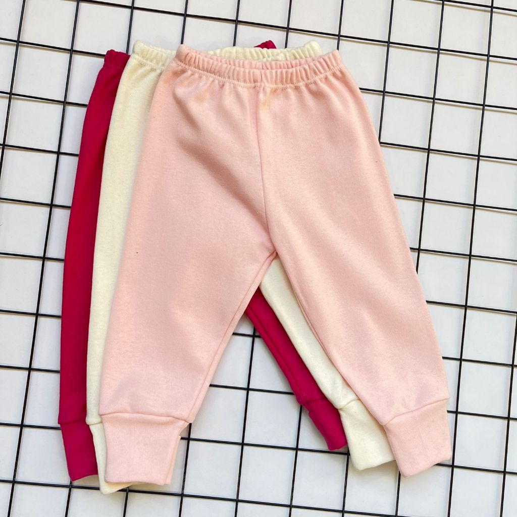 Kit com 3 Mijão Menina Bebê Vira Pé 100% Algod�