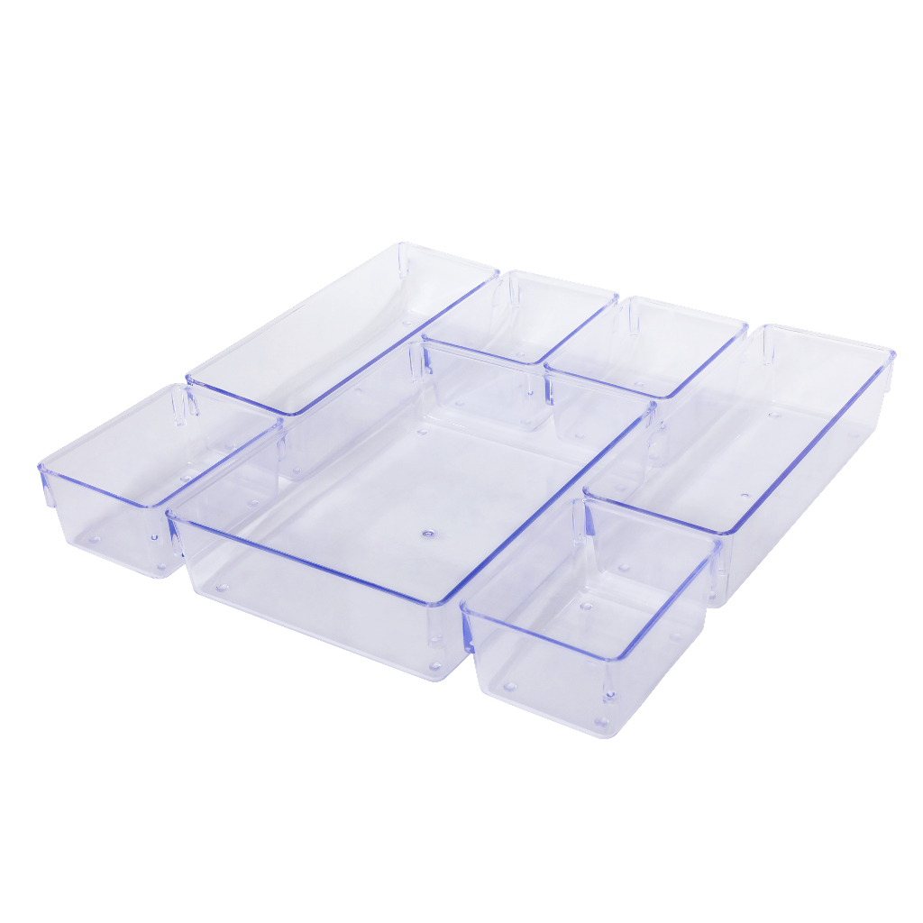 Kit Organizador de Maquiagem Gavetas Geladeiras em