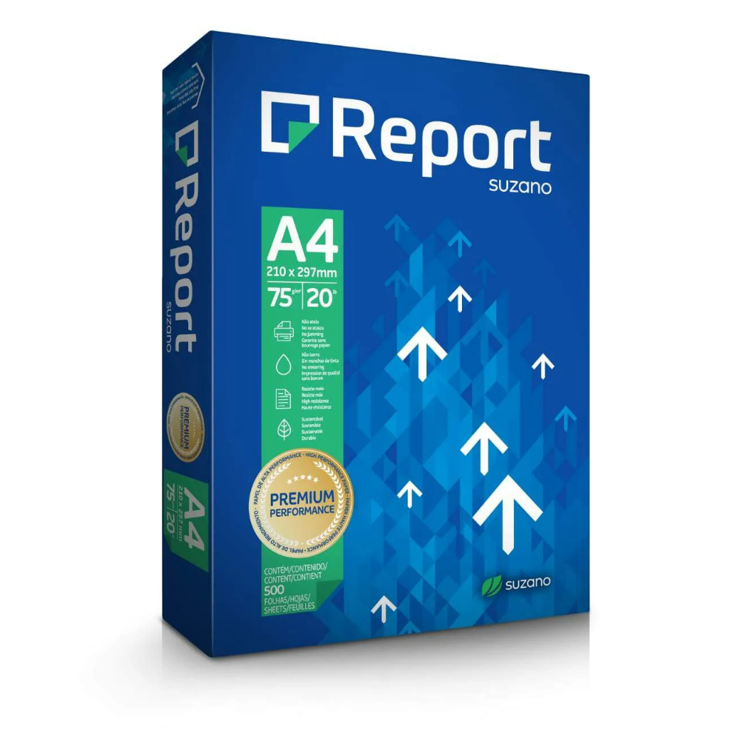 Papel Sulfite A4 500/100 folhas Branco 75g/m² Rep