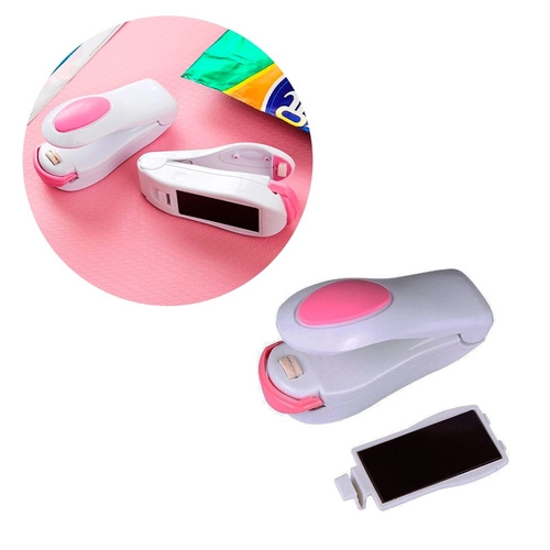 Mini Máquina Seladora Plástico Embalagem Pilha L