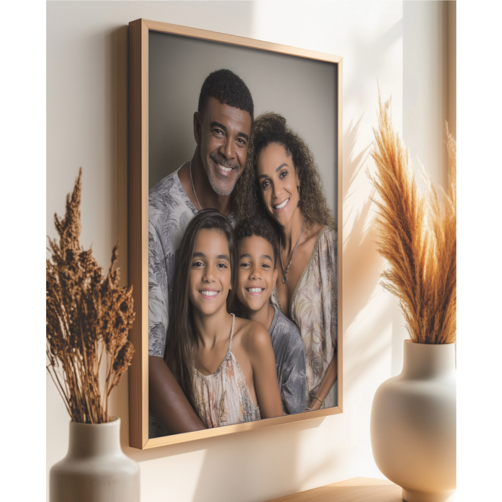 quadro personalizado com a sua foto para quarto sa