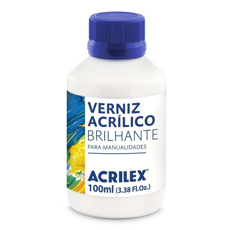 Verniz Acrílico Brilhante Acrilex 100ml Incolor 1