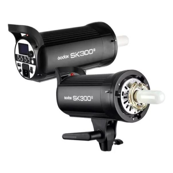 FLASH GODOX PARA ESTÚDIO SK300II  110V E 220V Nov