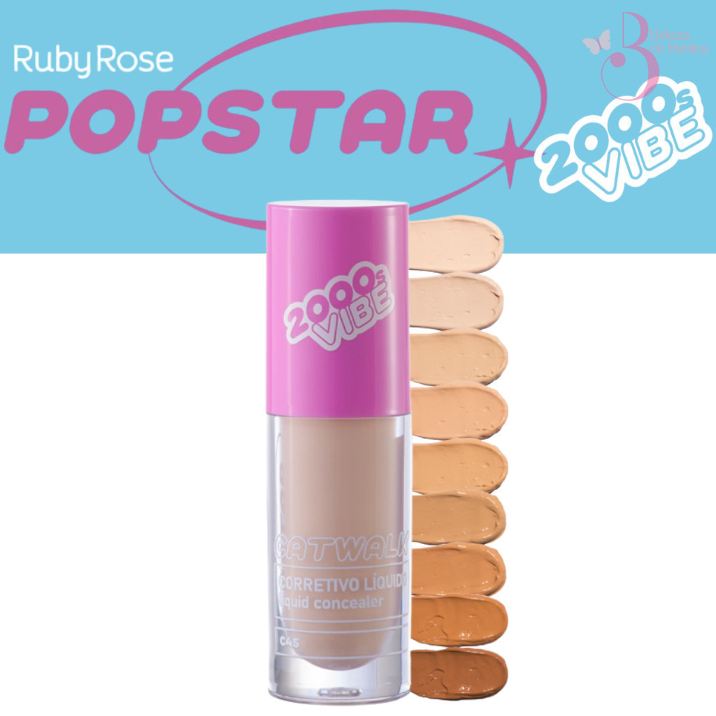 Ruby Rose Corretivo Líquido Catwalk PopstarAlta C