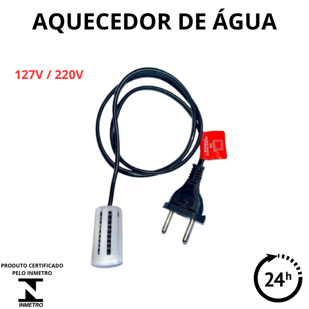 Ebulidor Elétrico Rabo Quente Mergulho Portátil 