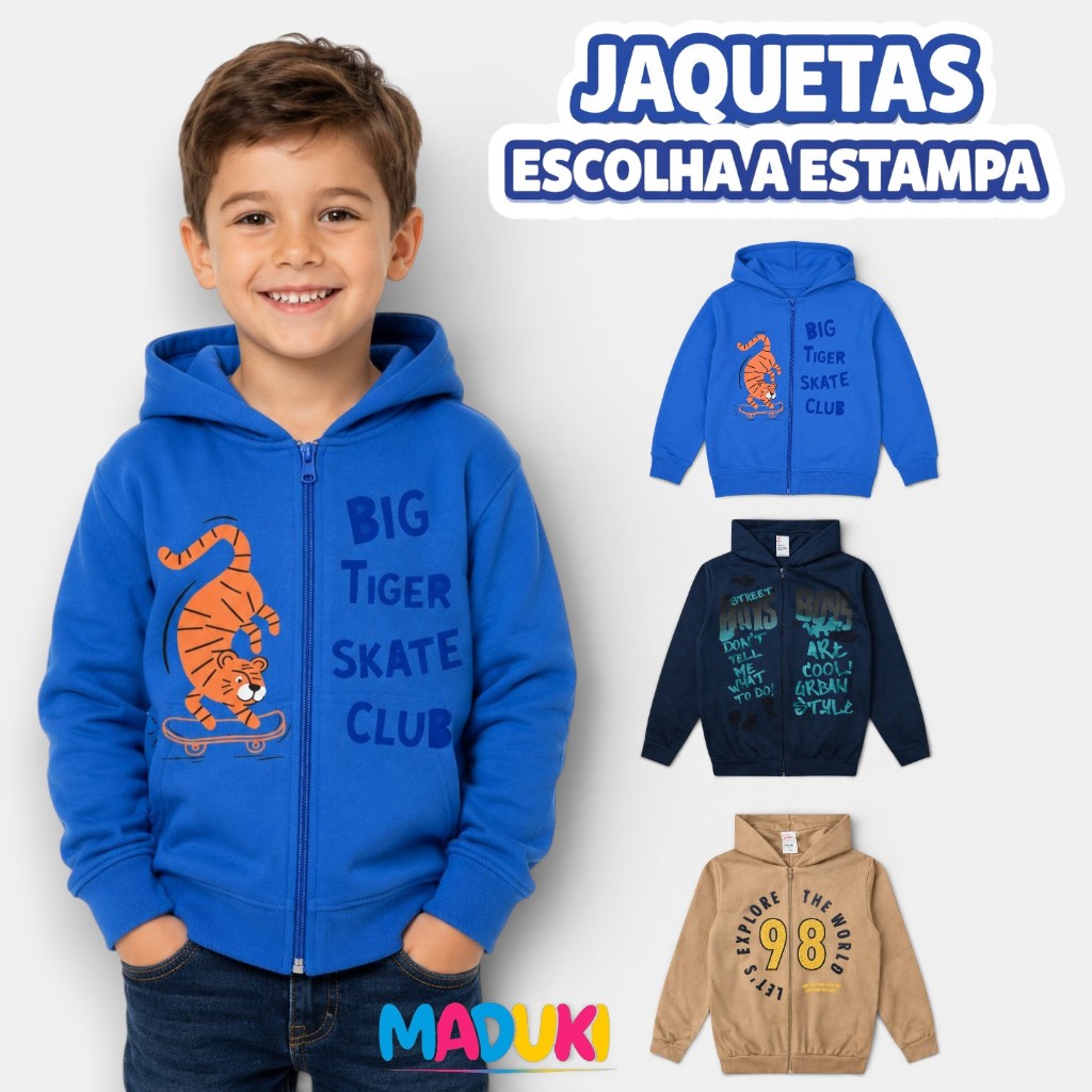 Jaqueta Infantil Juvenil Menino Inverno Premium co