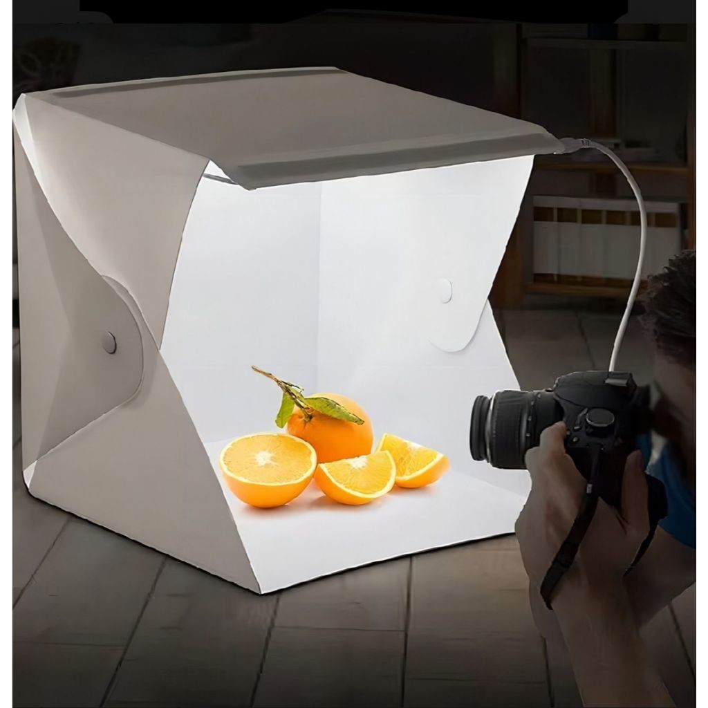 Sem Sombra Mini Estudio Fotográfico Com Luz Led P