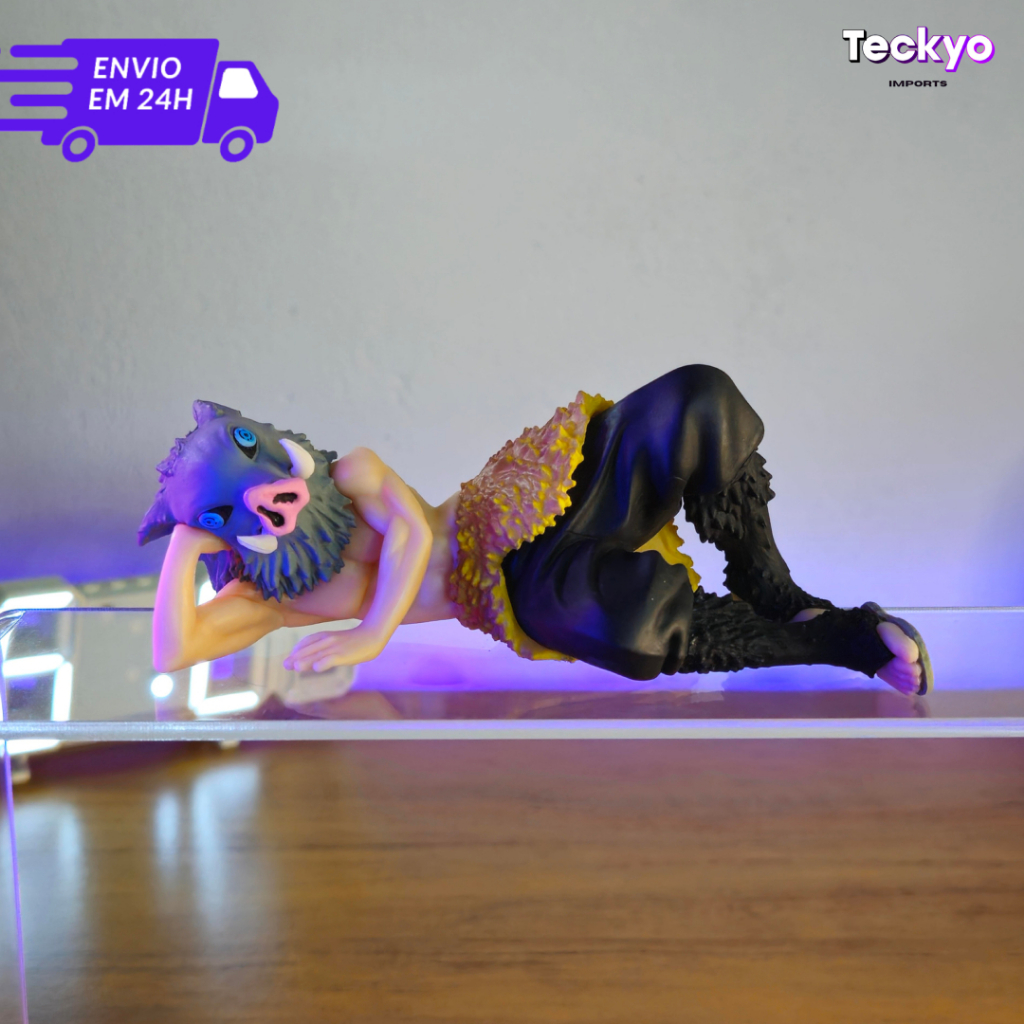 Boneco do Inosuke Action Figure Demon Slayer Tanji