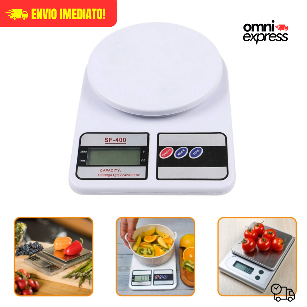 Balança Digital De Cozinha Com Precisão de 1g a