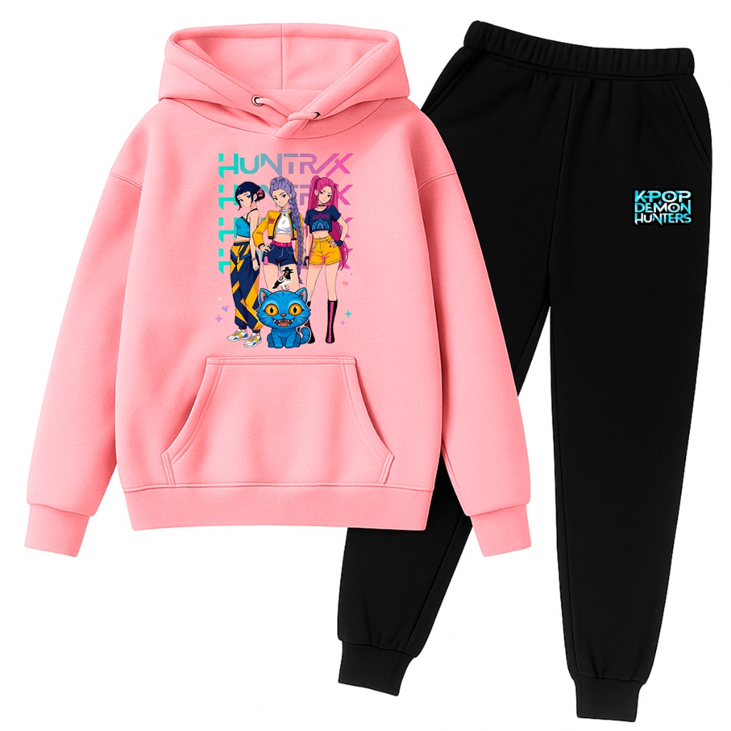 Conjunto De Moletom Infantil Banda Kpop Guerreiras