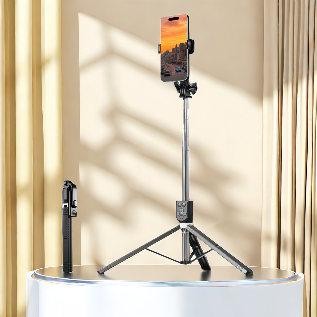 Selfie stick 1.7M de comprimento sem fio Bluetooth