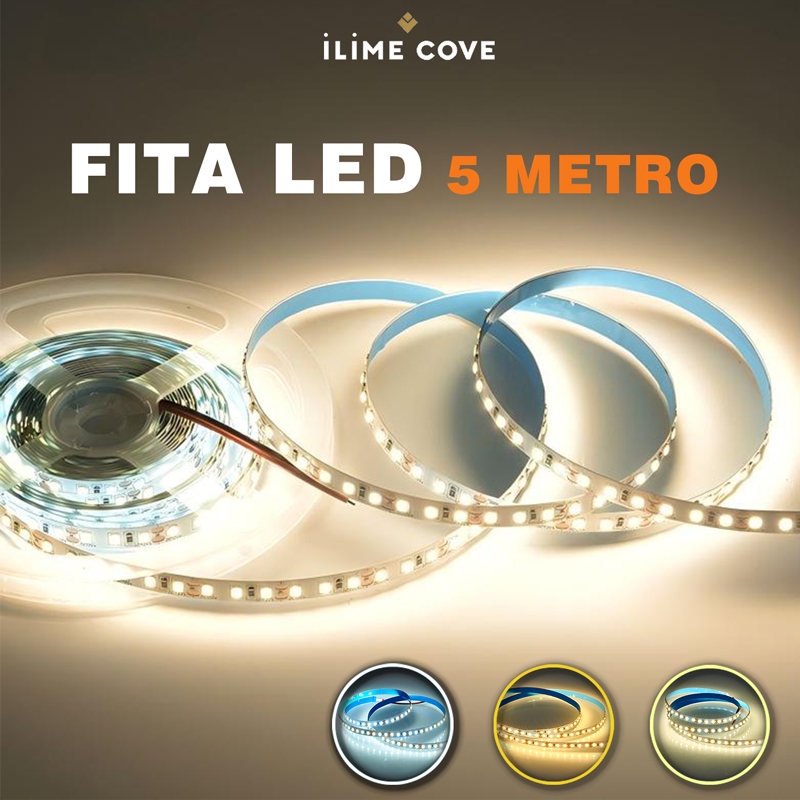5 Metro Fita Led 3528 12v Ip20 120 led por metro A