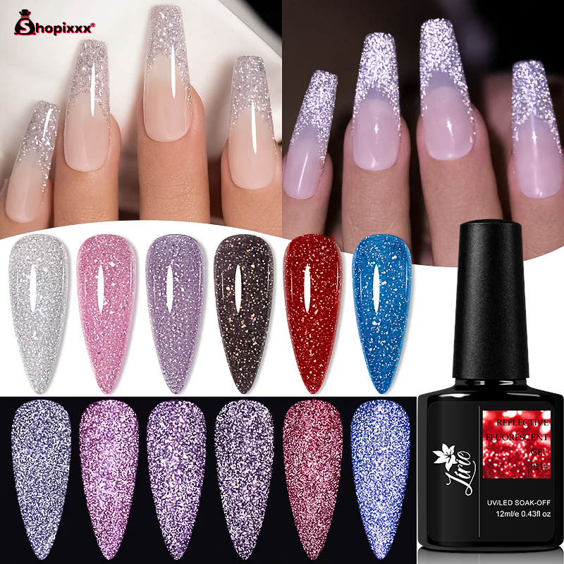 Kit 12 Esmalte Em Gel Refletivo Olho De Gato Lirio