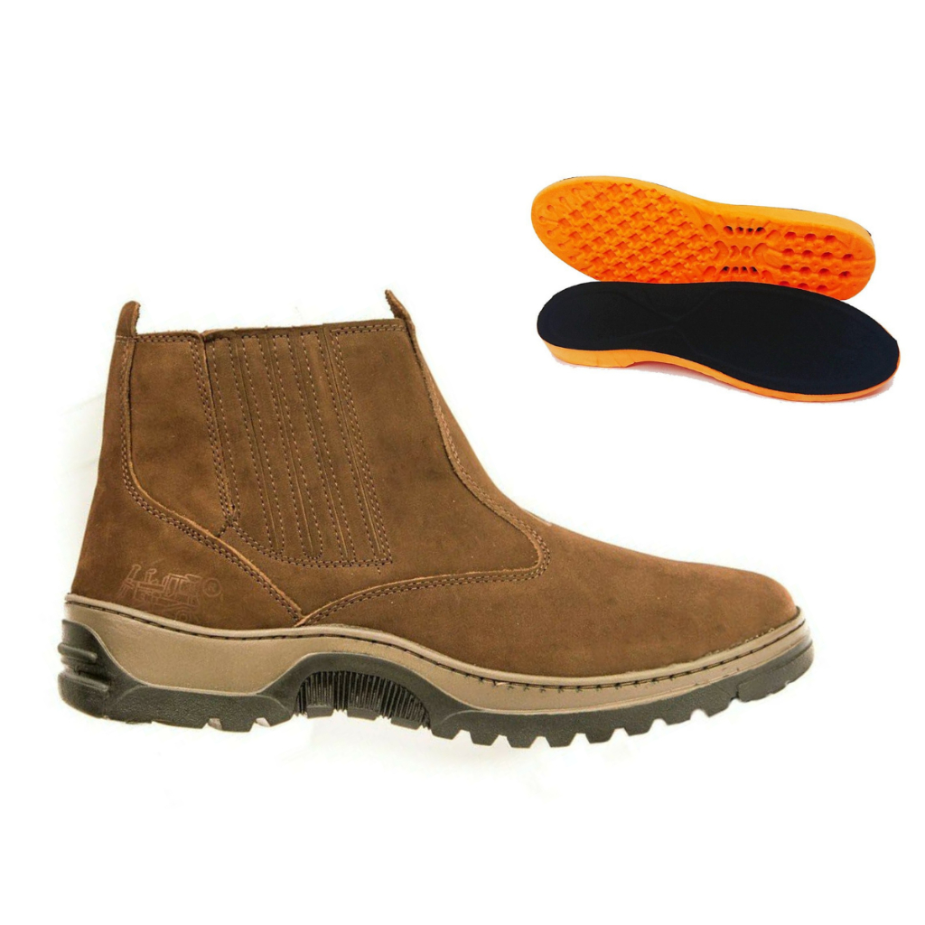 Bota botina caterpillar masculina com palmilha de 