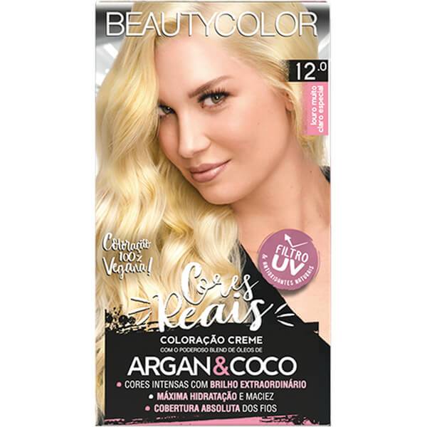 Tinta Beauty Color Kit 12.0 Louro Muito Cl Especia