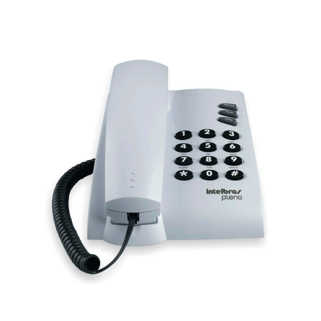 Telefone Fixo Intelbras Pleno Sem Chave de Bloquei