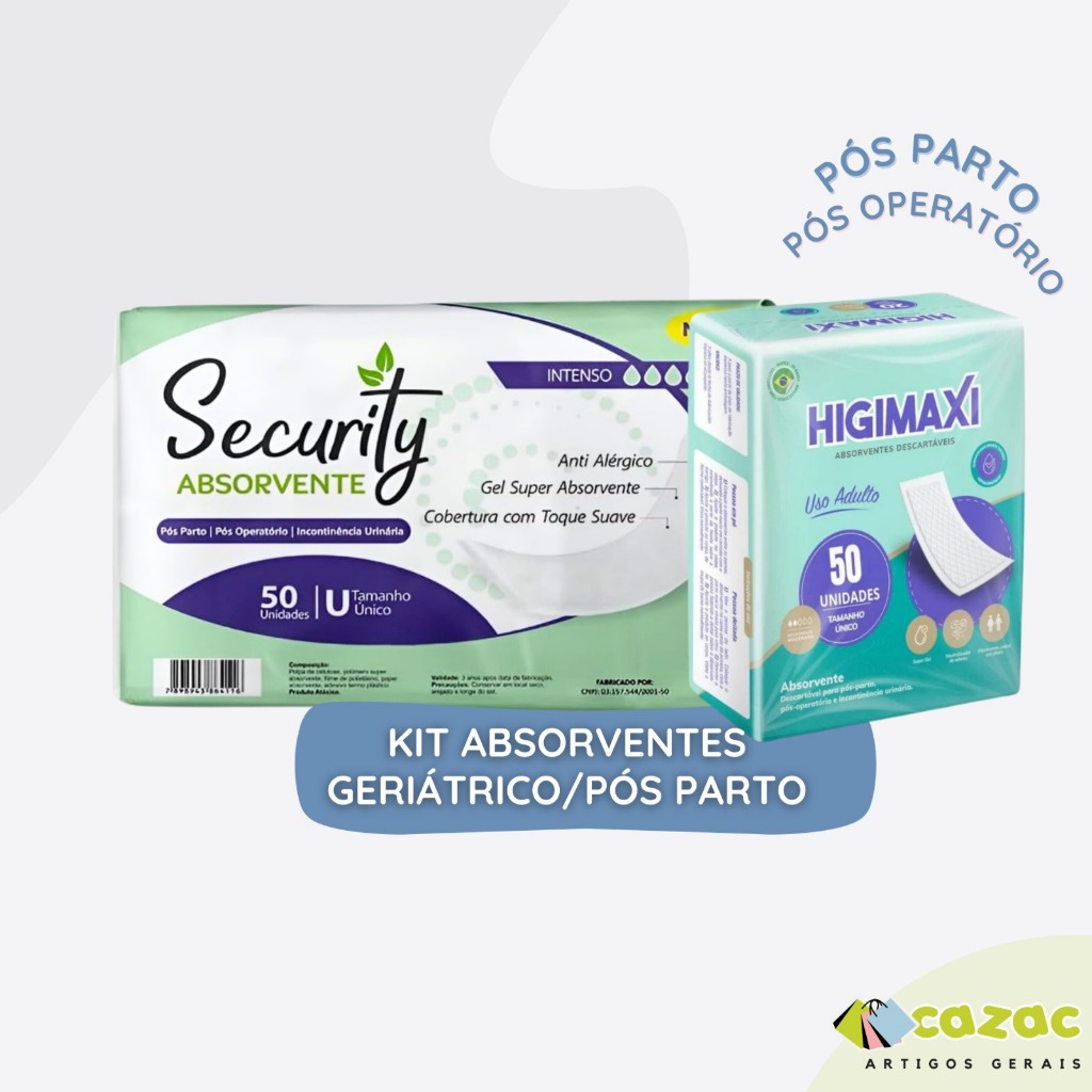 Absorvente Geriátrico 50 100 150 ou 200 Unidades 
