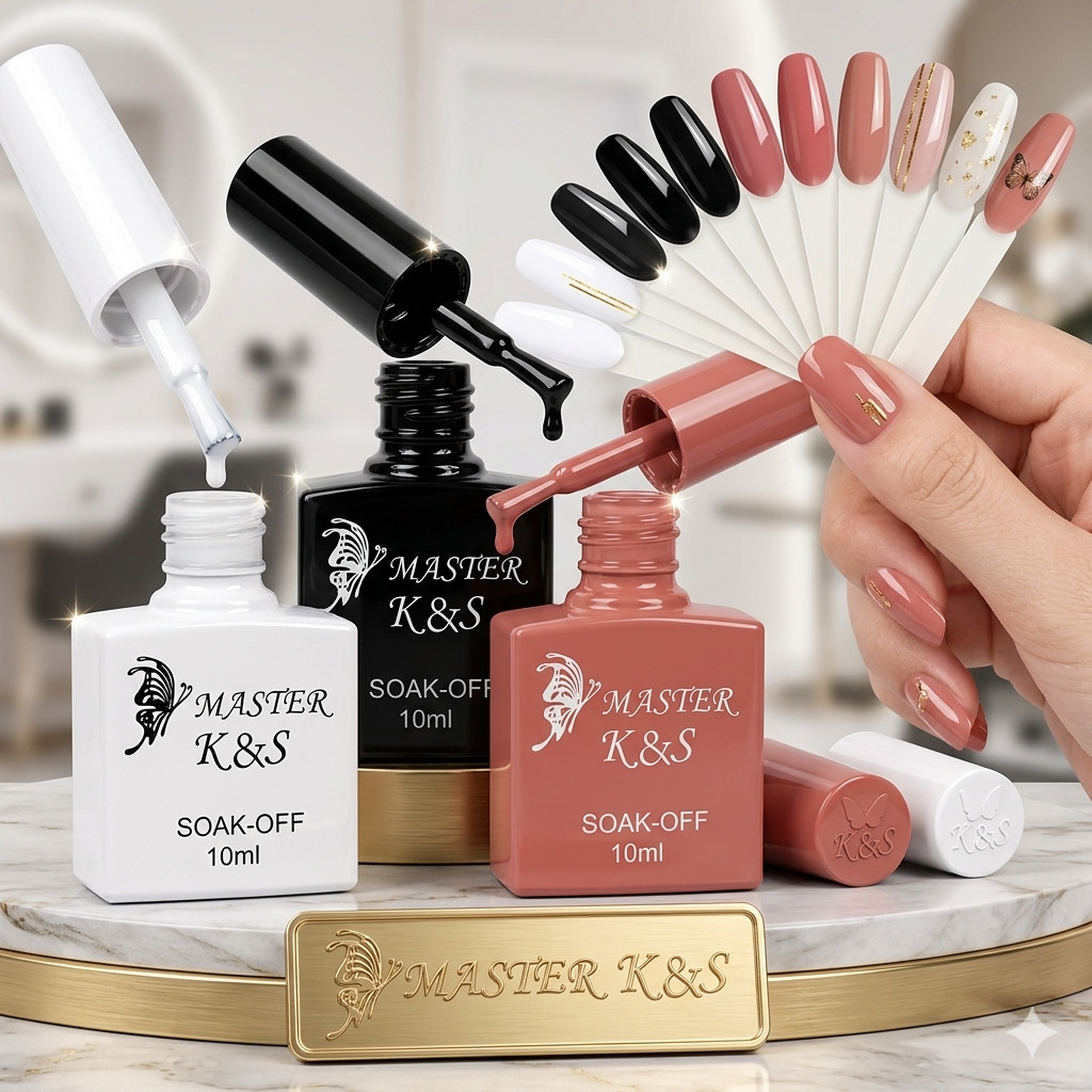 Kit 3 Esmaltes em Gel KES 10ml – Cores Unhas