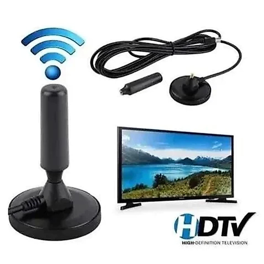 Antena Digital Amplificada Interna e Externa 3-5 M
